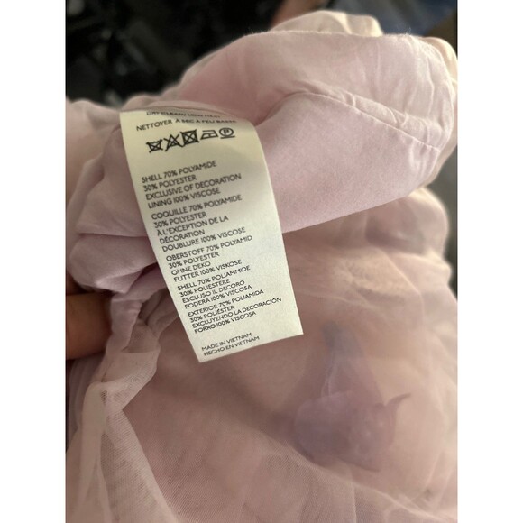 Anthropologie Women’s Blossom Bubble Flower Applique Tulle Midi Skirt size L NWT - Picture 11 of 11